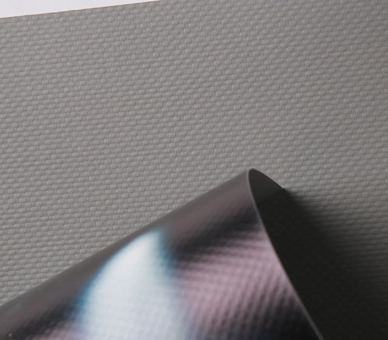 Coated banner (Grey Back)